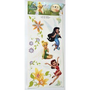Disney Fairies TinkerBell Wall Decals Stickers 6pc Decor